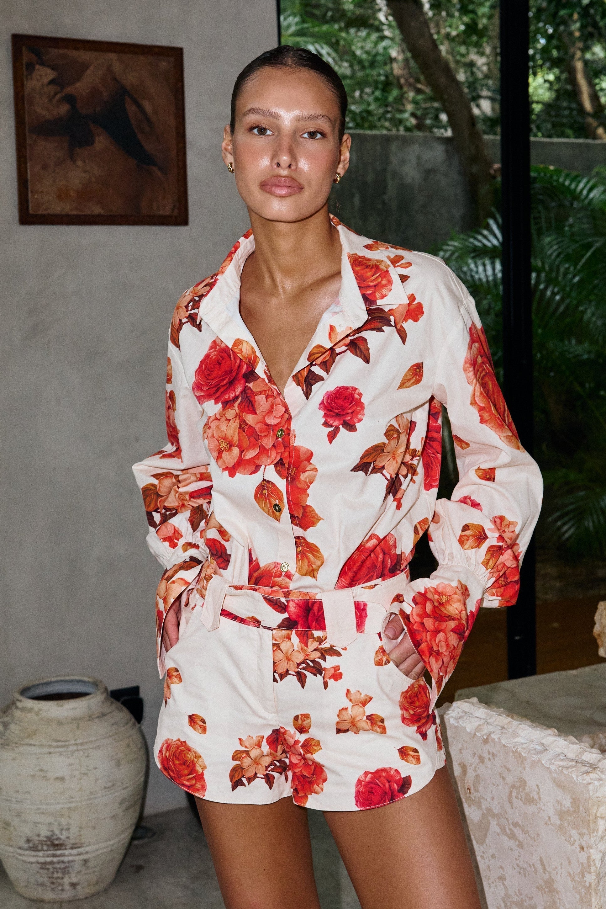 LAVANDA ROMANTIC FLOWERS - SHIRT – Bananhot